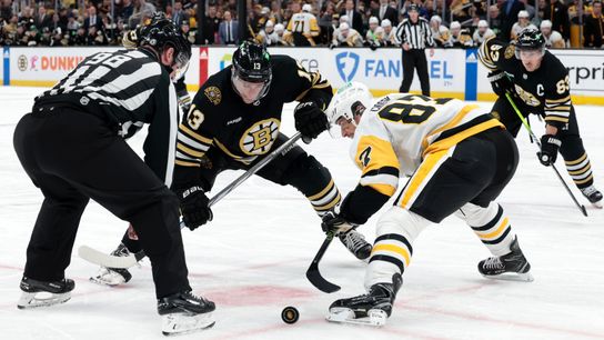 Crosby's brilliance evident in every bit of Penguins beating Bruins, 6-5 taken in Boston (Penguins)